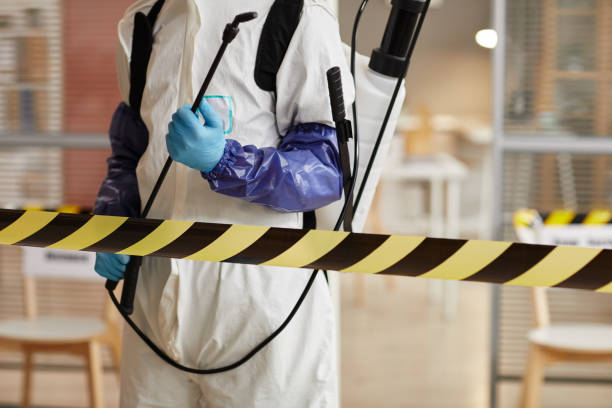 Professional Biohazard technician working in Grove City, PA